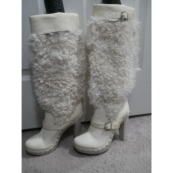 RARE!!!!  2006 STUNNING NEW Dolce & Gabbana Fur Boots! 38 - Picture 2 of 10